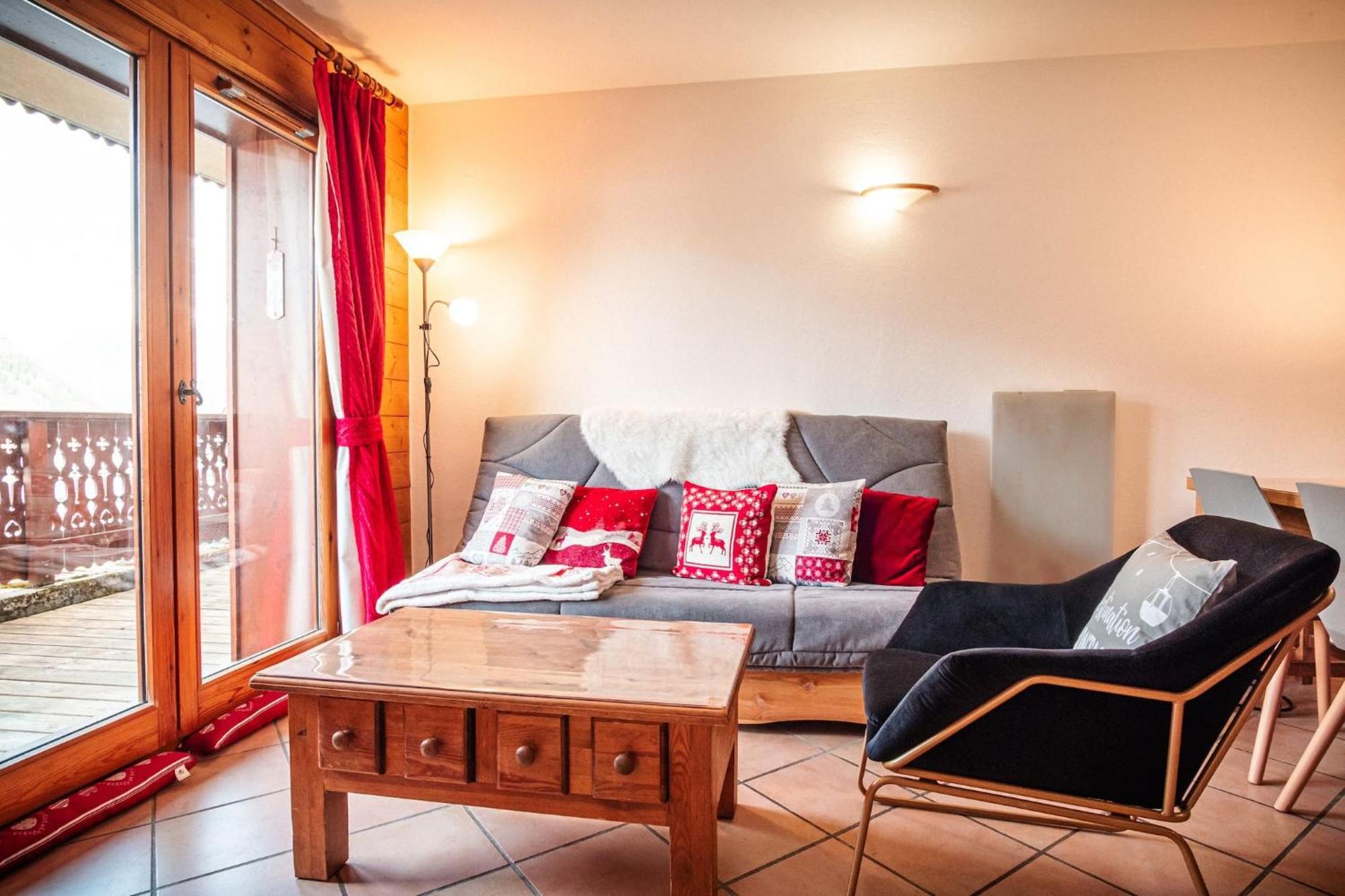 Appartement Bellevue Au Pied Des Pistes Ле-Уш Екстер'єр фото