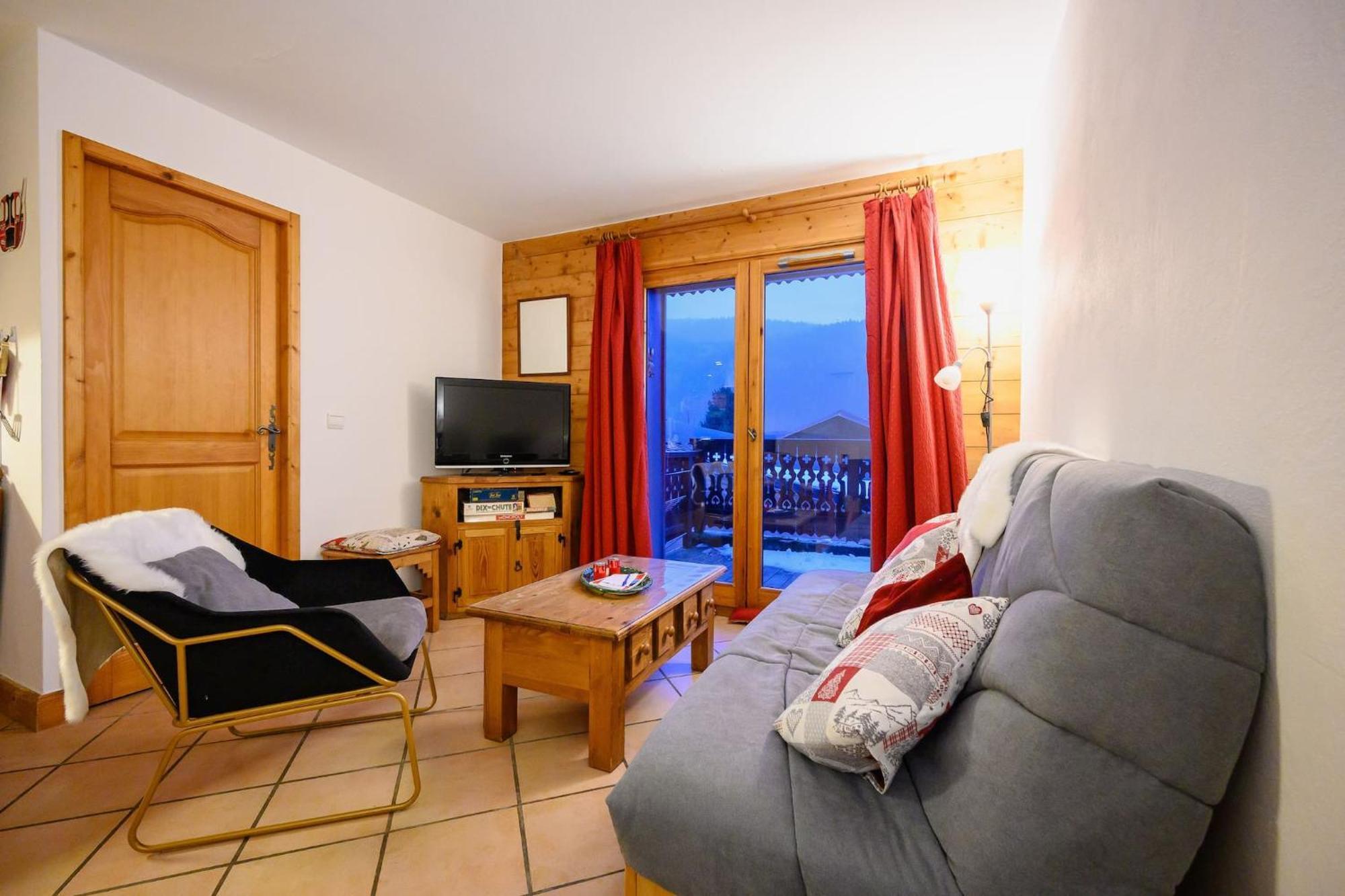 Appartement Bellevue Au Pied Des Pistes Ле-Уш Екстер'єр фото